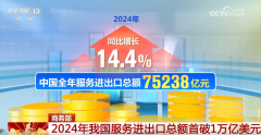 <b>初次冲破1万亿美元 立异高！数字清点2024年我国</b>